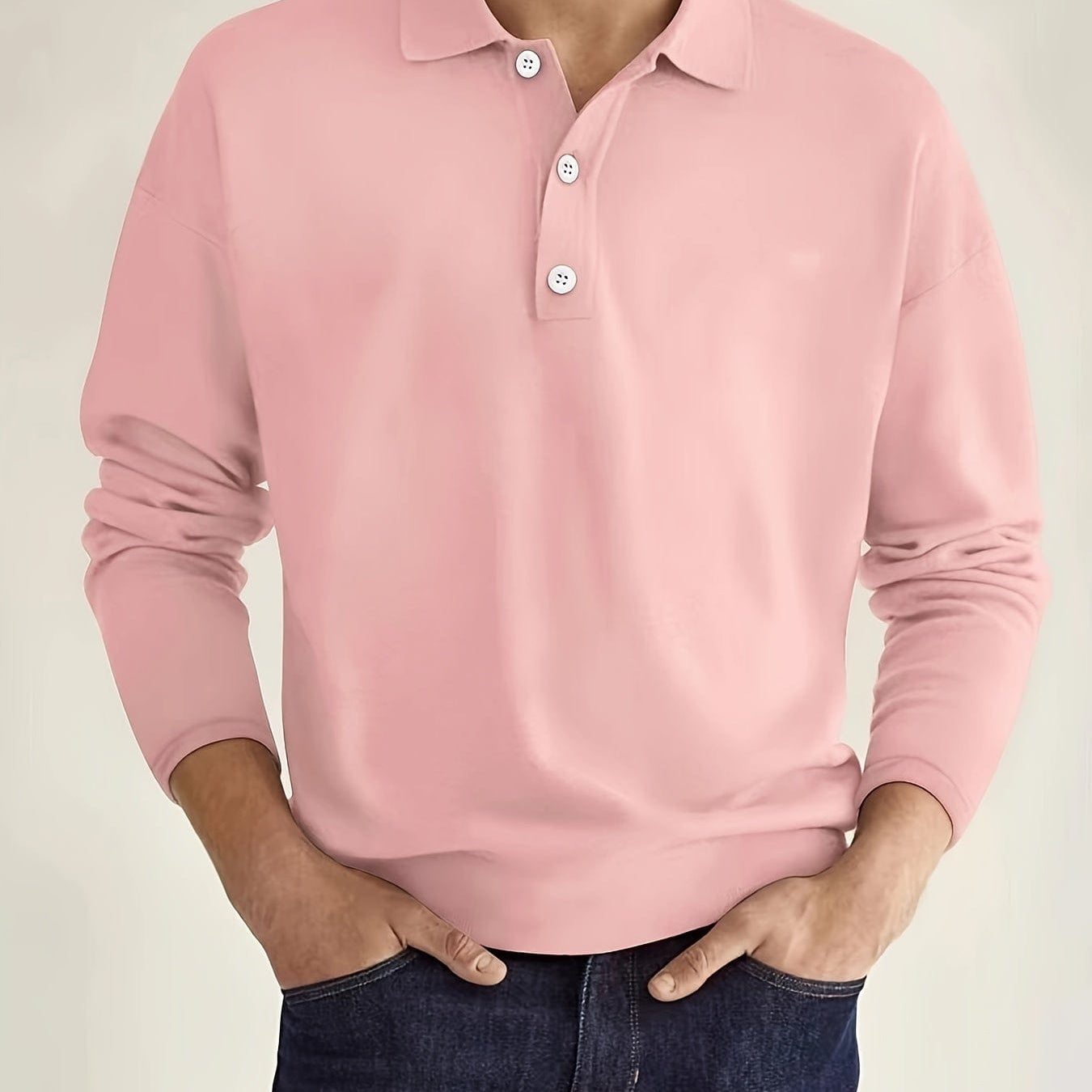 Atlas | Long sleeve Polo for Men