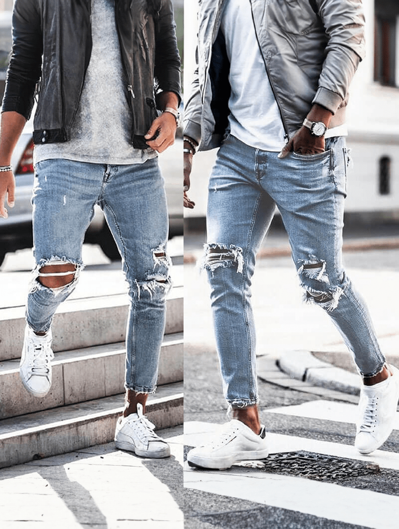 Thomas｜Summer Ripped Jeans