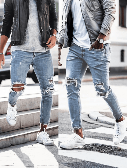 Thomas｜Summer Ripped Jeans