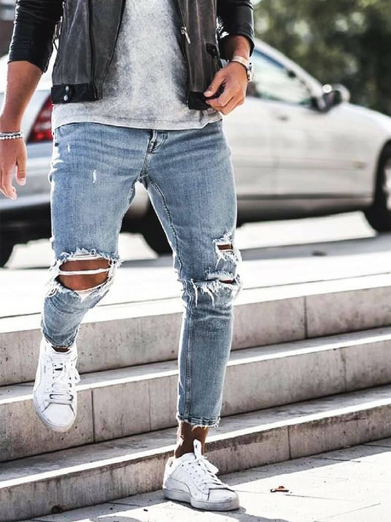 Thomas｜Summer Ripped Jeans
