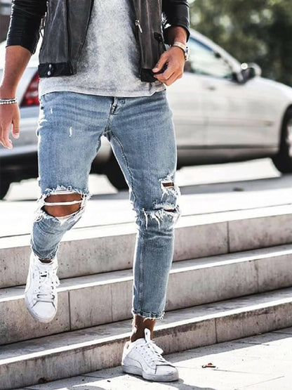 Thomas｜Summer Ripped Jeans