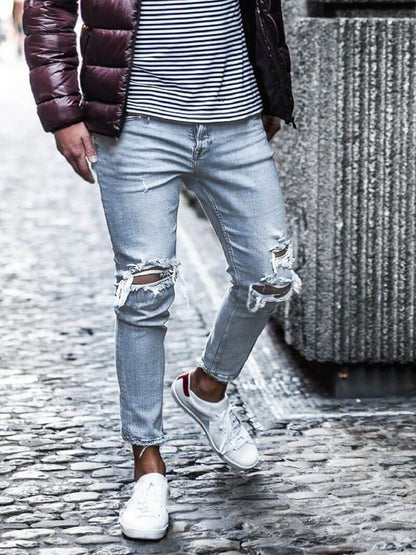 Thomas｜Summer Ripped Jeans