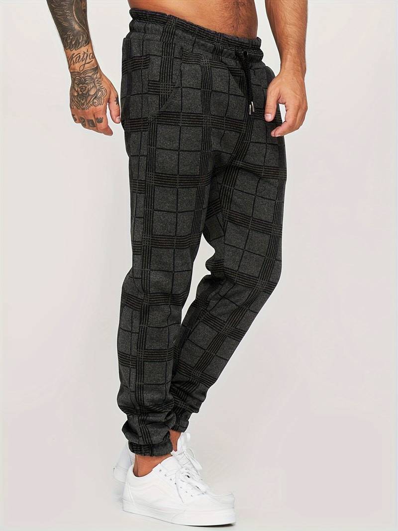 Comfortable Checkered Pants for Men