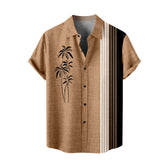 Men's Coconut Tree Printed Hawaiian Shirt