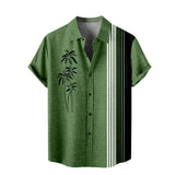 Men's Coconut Tree Printed Hawaiian Shirt