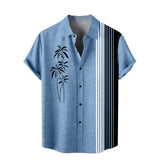 Men's Coconut Tree Printed Hawaiian Shirt