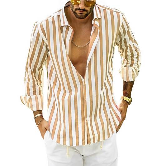 Island Summer Striped & Casual Shirt