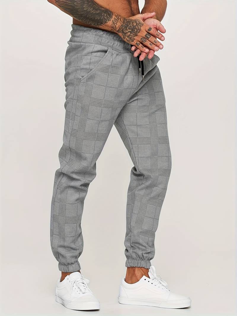 Comfortable Checkered Pants for Men