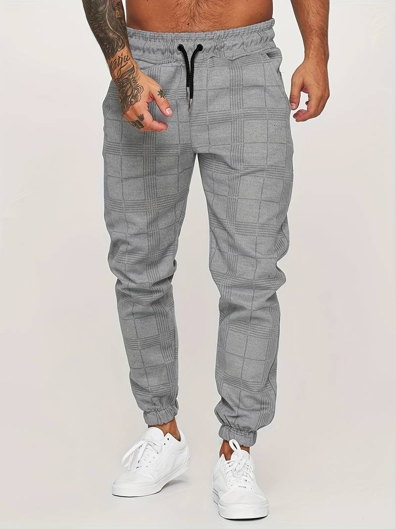 Comfortable Checkered Pants for Men