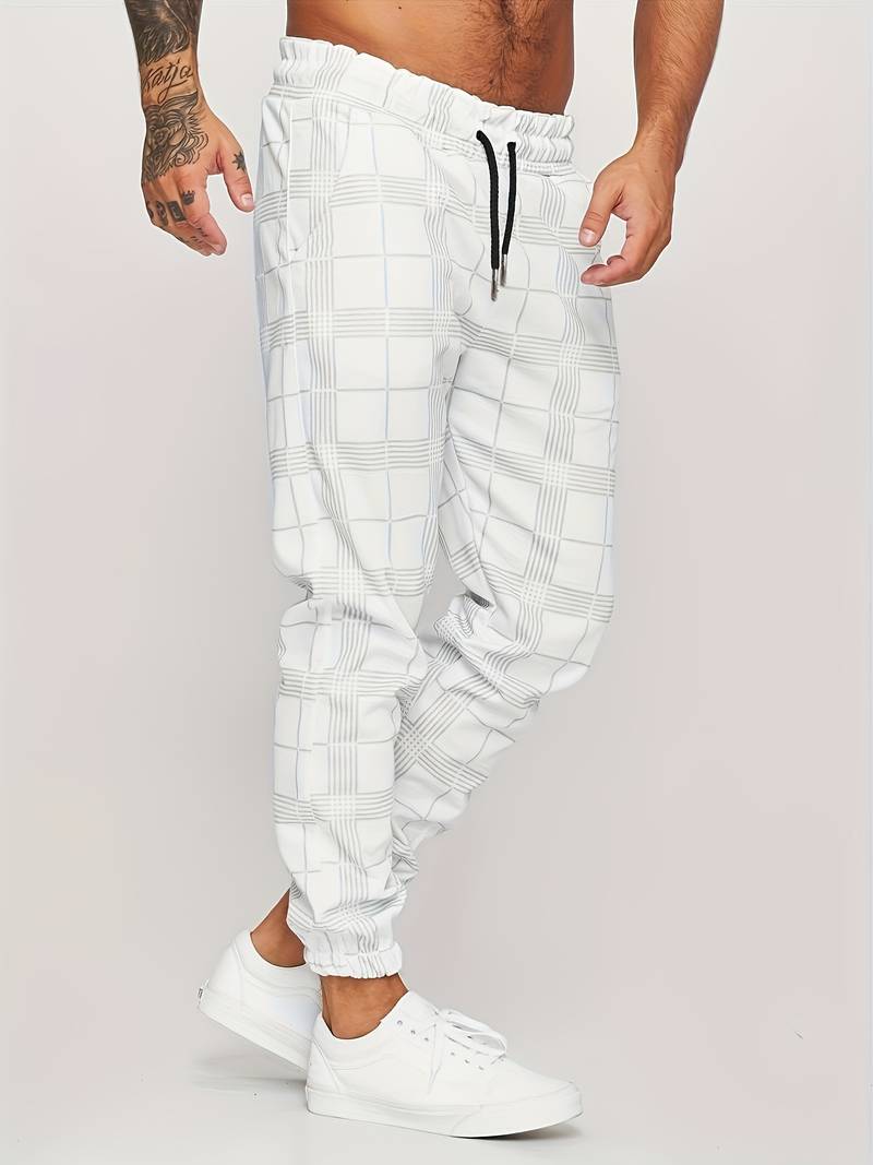 Comfortable Checkered Pants for Men