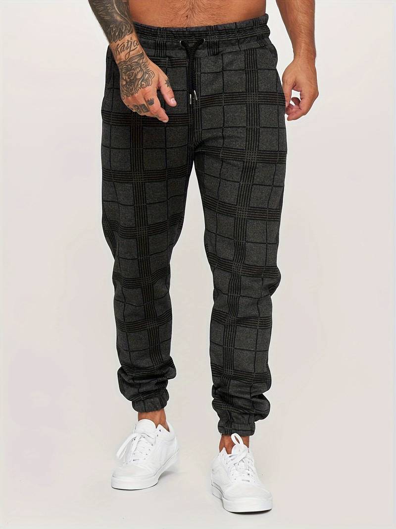 Comfortable Checkered Pants for Men