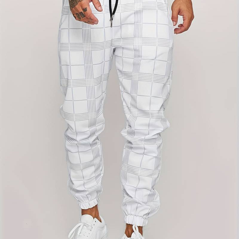 Comfortable Checkered Pants for Men