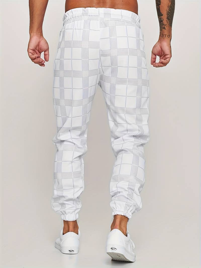 Comfortable Checkered Pants for Men
