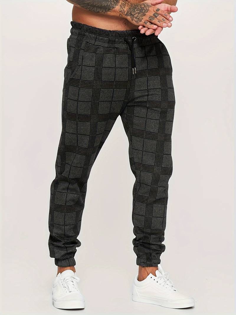 Comfortable Checkered Pants for Men
