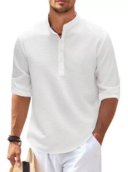 Lorenzo™ Cotton Linen Shirt