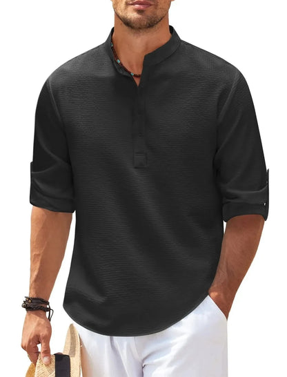 Lorenzo™ Cotton Linen Shirt
