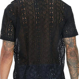 Lapel | See-through Men's Summer Shirt