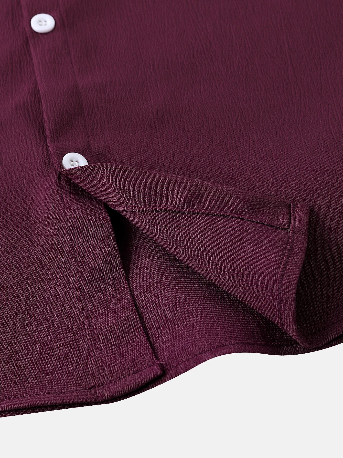 Men's Short Sleeve Button Down Henley Shirt