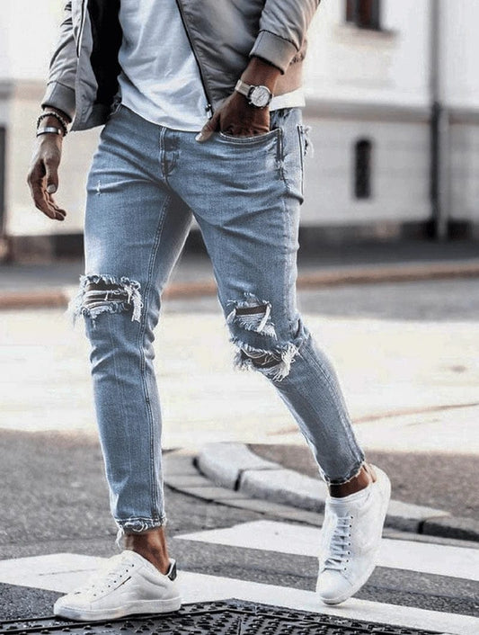 Thomas｜Summer Ripped Jeans