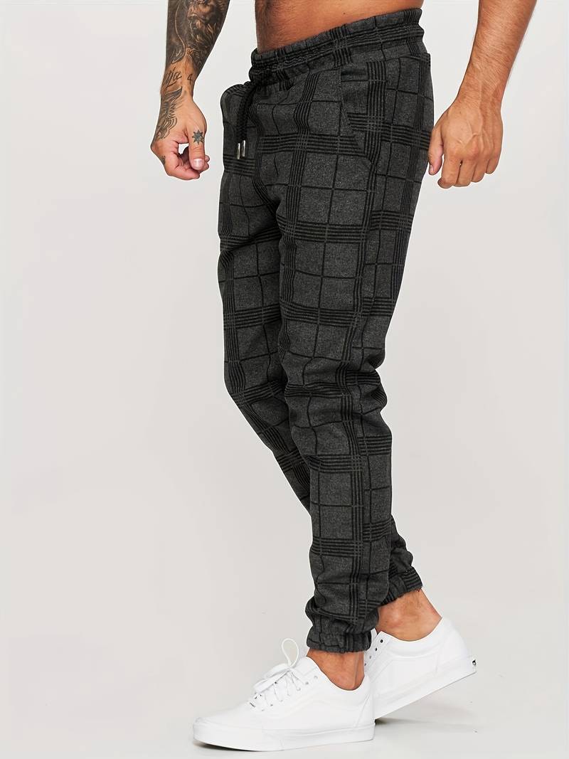 Comfortable Checkered Pants for Men