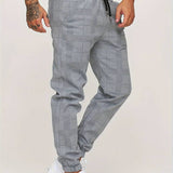 Comfortable Checkered Pants for Men
