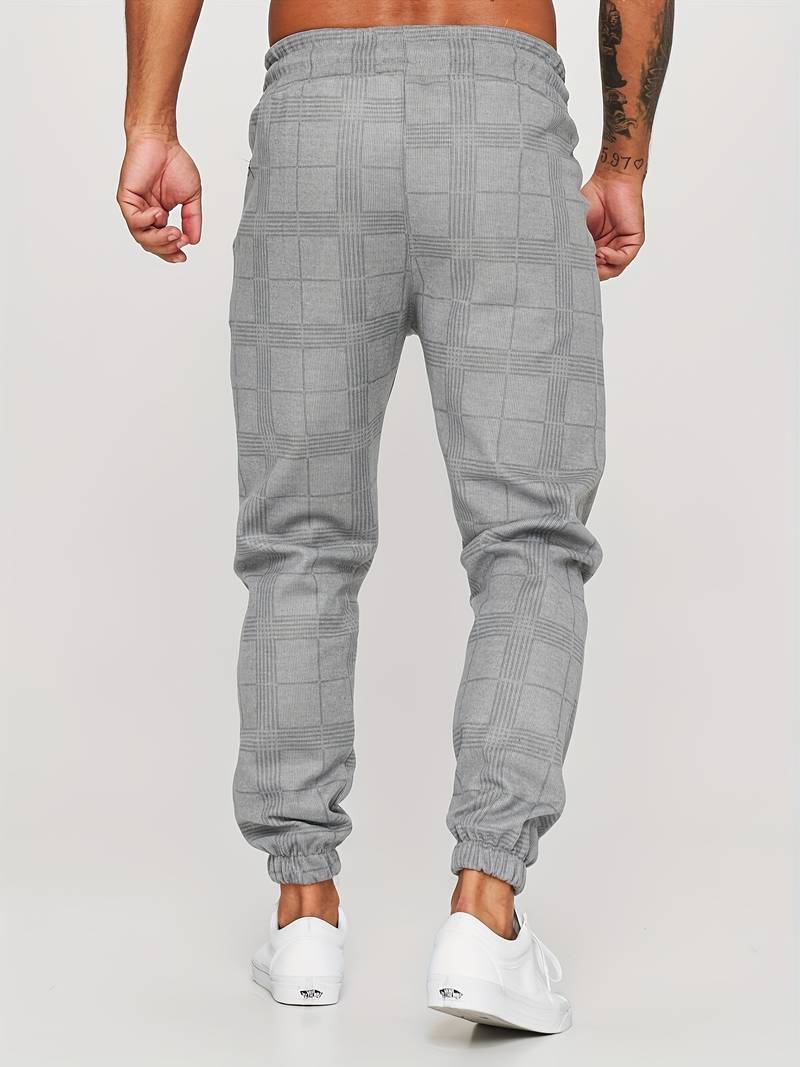 Comfortable Checkered Pants for Men
