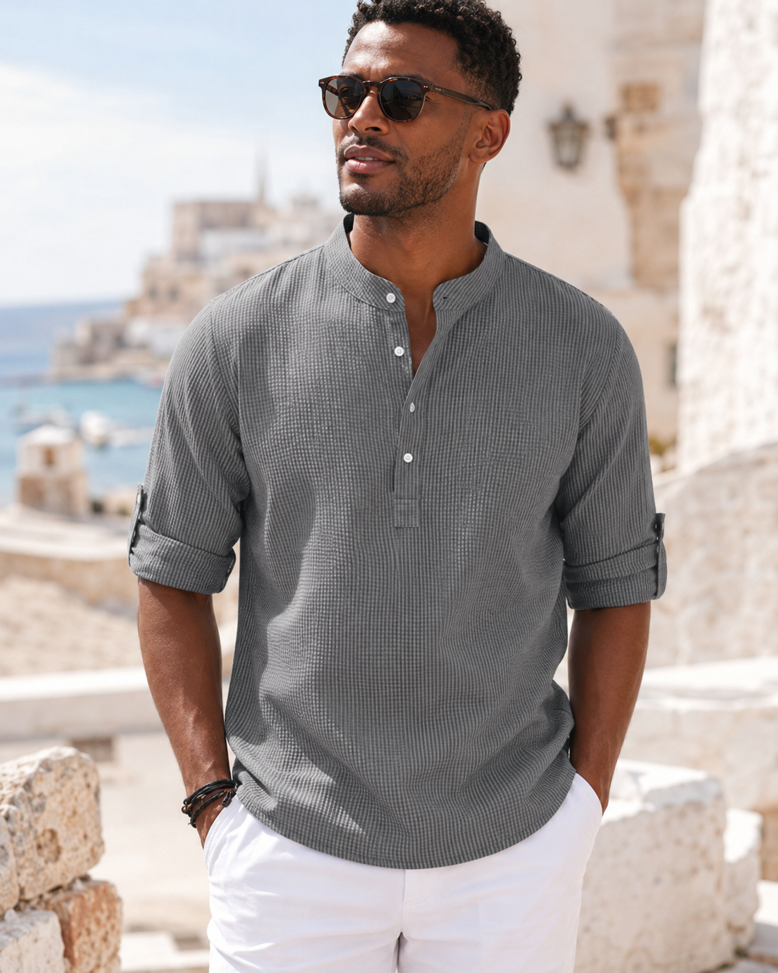 Lorenzo™ Cotton Linen Shirt